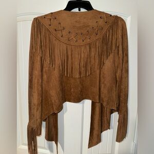 Women’s Western Faux suede jacket